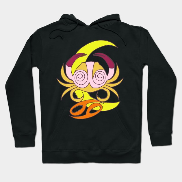 Cancer, the Crab Hoodie by wiccked